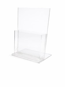 Standard Brochure Holders – Clear Acrylic