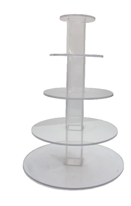 5-Tier Cake Stand – Clear Acrylic