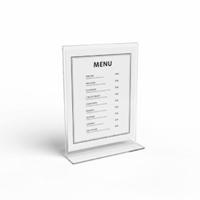 Double Sided Menu Stands
